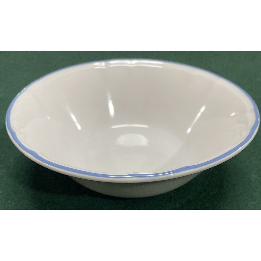 Pair 5-3/4" Dessert Bowls Floral Expressions Mexico Stoneware Set Of 2 - Picture 3 of 3